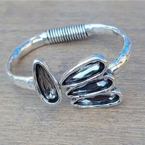 RAW NATURE • Bohemian Bracelet • Silver plated with Swarovski Crystals
